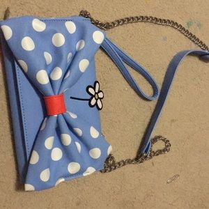 Minnie mouse crossbody/wristlet
